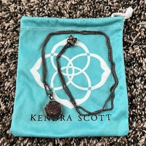 Kendra Scott brown drusy necklace
